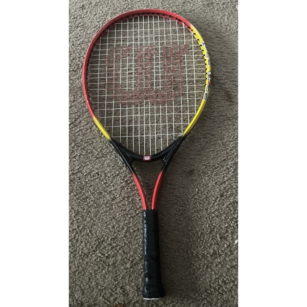 Wilson PEE WEE 23” Tennis Racquet Red-Yellow-Black Pre-Owned